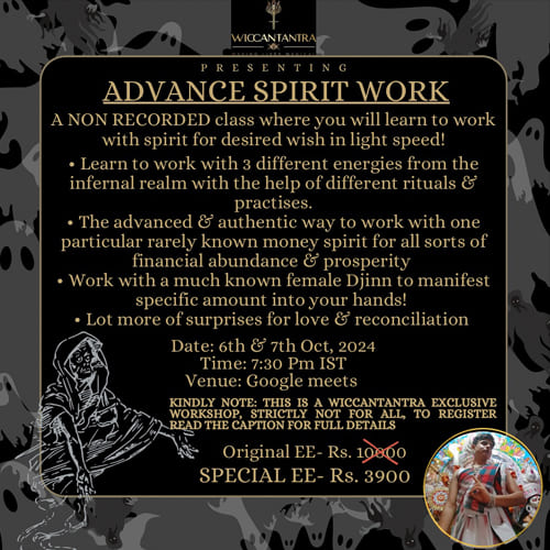 Advance Spirit Workshop